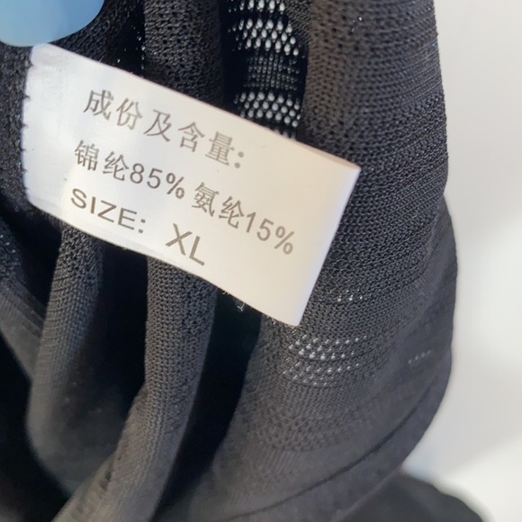 Black Lace spandex Bodysuit, Size XL - Picture 8 of 12